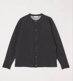 【新品】SHIPS any ミラノリブ クルーネック カーディガン