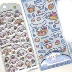 ②シナモロール　ドロップシール　フェルトシール　2枚セット