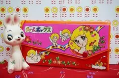 昭和レトロポップ女の子レターセットチャームボックス　レトロ文具