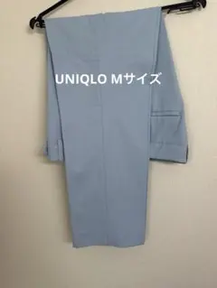 UNIQLO イージーケアストレッチクロップドパンツ　BLUE ブルー
