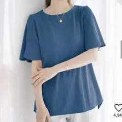 レディース ひんやりチューリップ袖ブラウスTシャツ アロッタのサムネイル