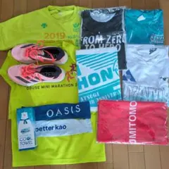 【L/27.5cm】ランニング初心者応援セット！アディゼロRC4＋大会Tシャツ他