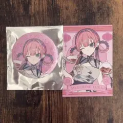 初音ミク　ツリービレッジ　缶バッジ　特典　巡音ルカ　2点セット　望月けい
