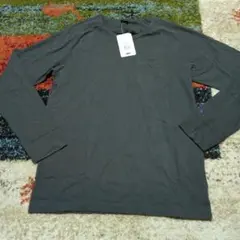 OAKLEY 長袖Tシャツ グレー L 胸ポケット ワンポイントロゴのサムネイル