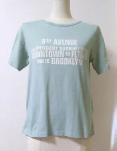 ロゴTシャツ　グリーン　ブルー系のサムネイル