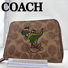 未使用級　コーチ　COACH レキシー 2つ折り財布　ラウンドジップ　希少