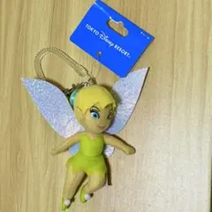 【新品】ティンカーベル　ぬいぐるみストラップ　ぬいぐるみチャーム ピーターパン