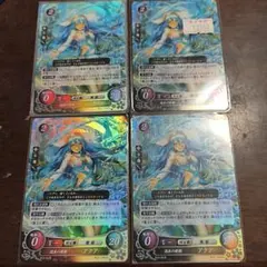 ファイアーエムブレムサイファ SR すべての路の果てにアクア 4枚セット