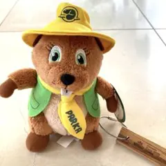 カナダ館 マスコット パルカ ぬいぐるみ 大阪関西万博 キーホルダー付き　非売品