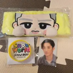 RAYS 岩本照 ヘアバンド・アクリルスタンド 【おまけ付き】 2024RAYS Snow Man 岩本照ヘアバンド＆アクリルスタンドセット