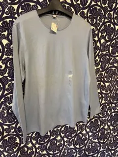 UNIQLO 長袖Tシャツ XL ライトブルー