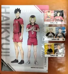 くら寿司　ハイキュー！！　クリアファイル　カード３種