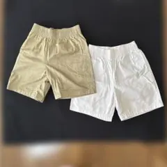 GU コットンショートパンツ 2色セット