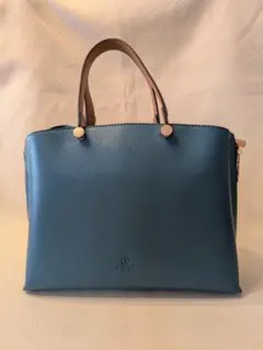 D.KELLY ターコイズハンドバッグ 日本製