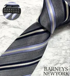BARNEYS NEWYORK ネクタイ レジメンタル 光沢のサムネイル