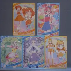 ひみつのアイプリカード　５枚 リンリン、おとめ、アイリチィじゅりあ