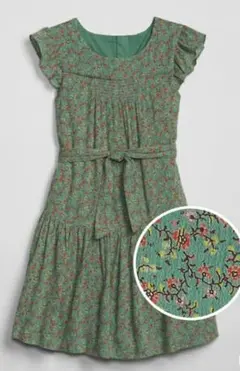 再値下げ☆タグ付き新品・未開封☆GAP　花柄ワンピース　140