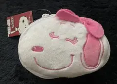 SNOOPY スヌーピー ベル フェイスポーチ 小物入れ