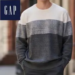 【OLD GAP】グラデーションボーダーセーターコットンセーター