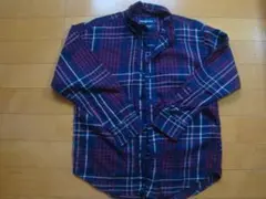★美品★【ラルフローレン】チェックボタンシャツ/7/130位