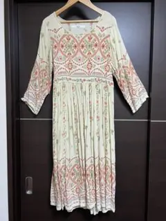 Another Edition 刺繍プリントワンピース