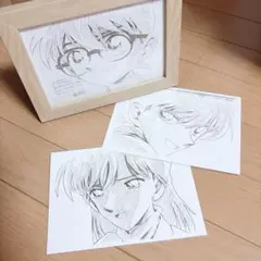 即購入可】名探偵コナン イラスト 複製原画セット 純黒の悪夢 青山剛昌