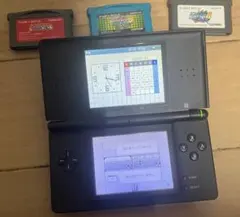 ニンテンドーDS Lite ブラック ゲームソフト4本付き