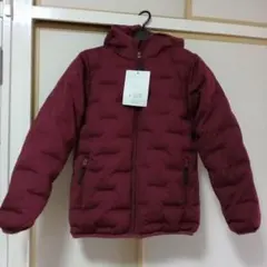 バーガンディ ダウンジャケット キルティング