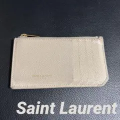 SAINT LAURENT ベージュ フラグメントケース