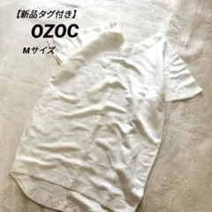 【新品タグ付き】OZOC　カフタンワンピース　リネン混　М　白のサムネイル