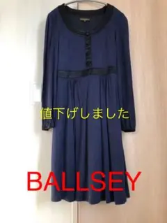 BALLSEY ボールジー ワンピース ネイビー