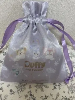 美品DUffy and　Friends巾着ポーチ