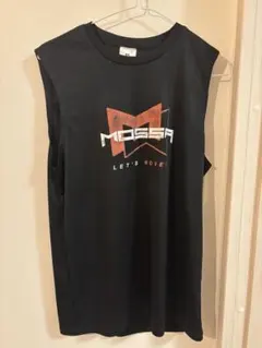 【MOSSA】ノースリーブシャツ ブラック Lサイズのサムネイル