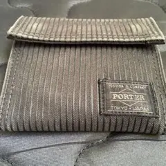 ヤ*ン様 PORTER 折り財布 ブラック
