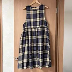 iso Laine チェックワンピース