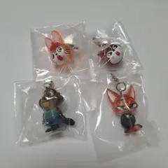 クッピーラムネ　ズートピア2　めじるしアクセサリー　4個セット