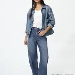 UNIQLO ユニクロ　バギーワイドパンツ　24インチのサムネイル