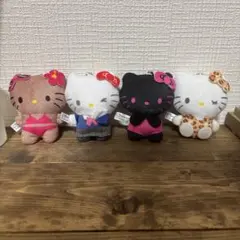ハローキティ ぬいぐるみマスコット 4種セット