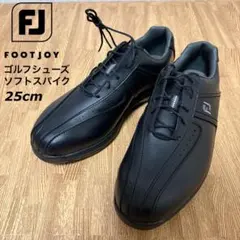 FOOT JOY フットジョイ ゴルフシューズ ソフトスパイク 25cm 黒