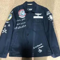 AVIREX NAVYSEALDs A-2 DECK JACKET Mサイズ