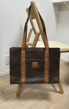 コージー様専用⭐︎オールドセリーヌ　トートバッグ　ブラウン　マカダム