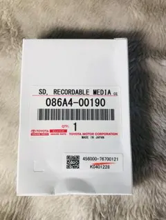 ⭐️新品⭐️DRTーH６８Ａ　トヨタドライブレコーダーSDカードのサムネイル
