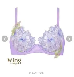 新品タグ付2024WacoleワコールLesiageレシアージュ75Dパープルのサムネイル