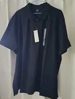 ユニクロ黒のポロシャツ 4XL