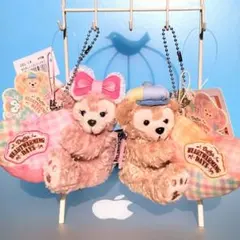 ダッフィー　シェリーメイ　ハートウォーミングデイズ♥　ぬいぐるみストラップ
