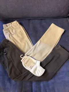 無印 110cm パンツ2点◾︎ソックス セット