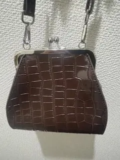 クロコ調 がま口 ショルダーバッグ　SVECのサムネイル