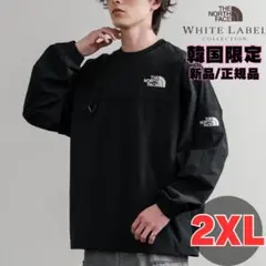 韓国限定　ノースフェイス　アルバニー　EX クルーネック　2XL ブラック