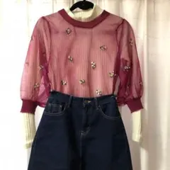NICE CLAUP シースルー トップスのサムネイル