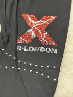 R-LONDON 赤Xグーフィー黒パンツ美品